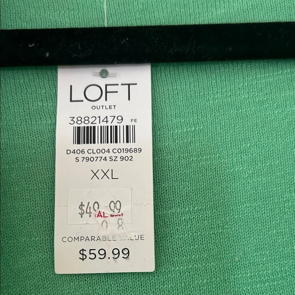 LOFT Vibrant Green Cardigan - Picture 2 of 4